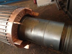 Proceso de reparación motor eléctrico Industrias Loher